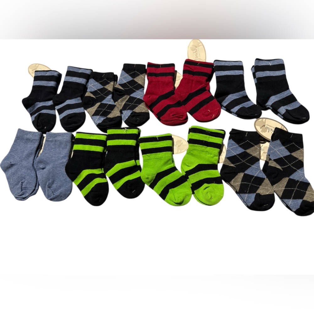 Frenchie 6-12 m Pack of Assorted baby Socks 32 pair